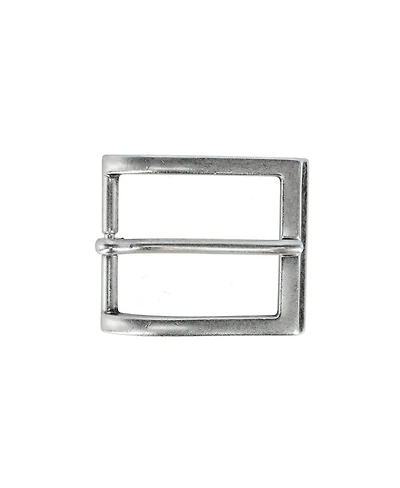 Trafalgar Men's 35mm Solid Brass Italian Classic Arched Rectangular Harness Belt Buckle