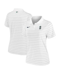 Nike Women's White Seattle Mariners Authentic Collection Victory Performance Polo Shirt