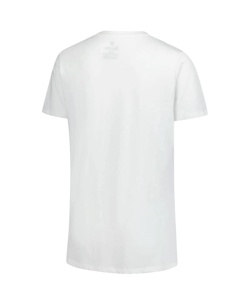 Fanatics Women's White Detroit Lions Cheerleader T-Shirt