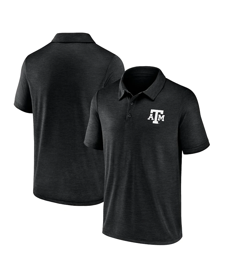 Fanatics Men's Heather Gray Texas A&M Aggies Primary Logo Polo Shirt