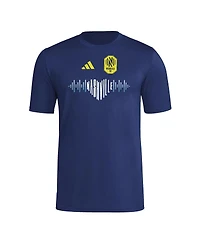 Adidas Men's Navy Nashville Sc 2025 Jersey Hook Aeroready T-Shirt