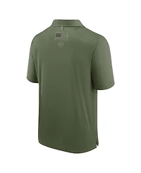 Fanatics Men's Olive Notre Dame Fighting Irish Oht Defender Polo Shirt