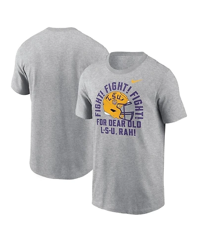 Nike Men's Heather Gray Lsu Tigers Local Song T-Shirt