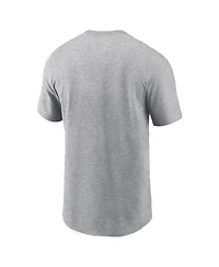 Nike Men's Heather Gray Carolina Panthers Local Essential T-Shirt