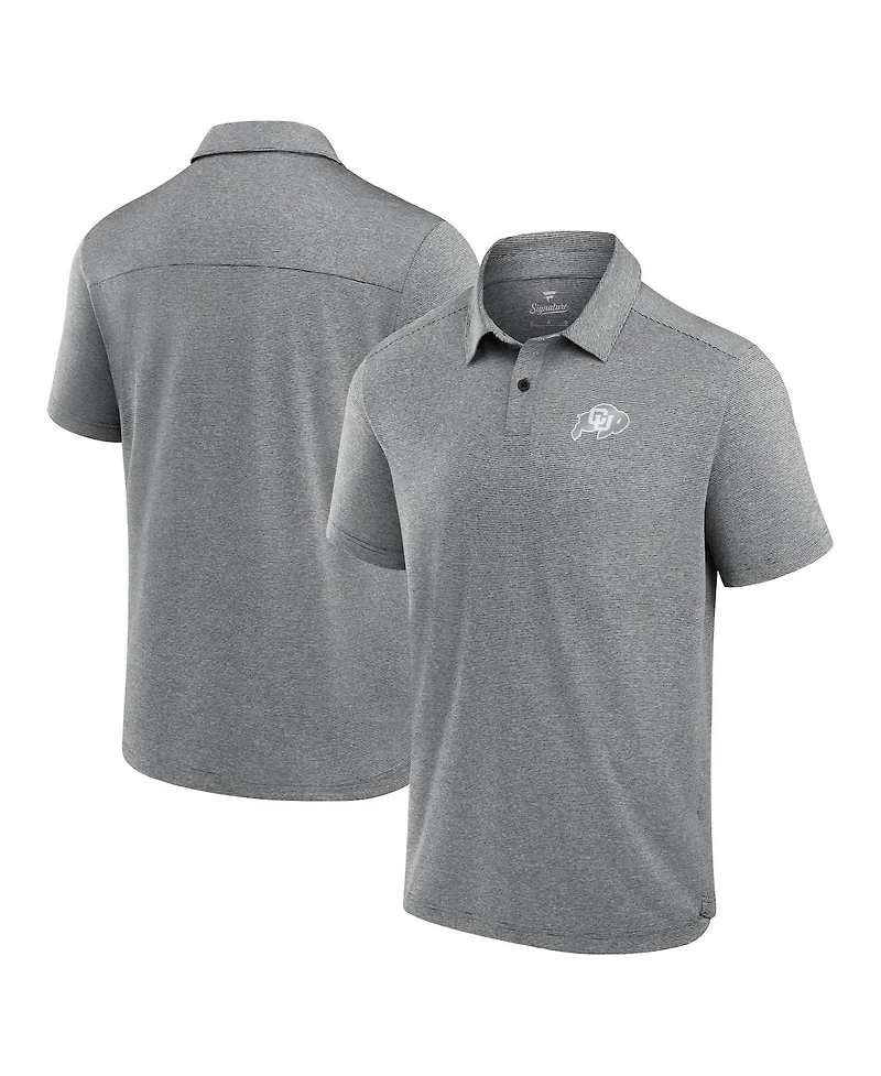 Fanatics Men's Charcoal Colorado Buffaloes Performance Polo Shirt