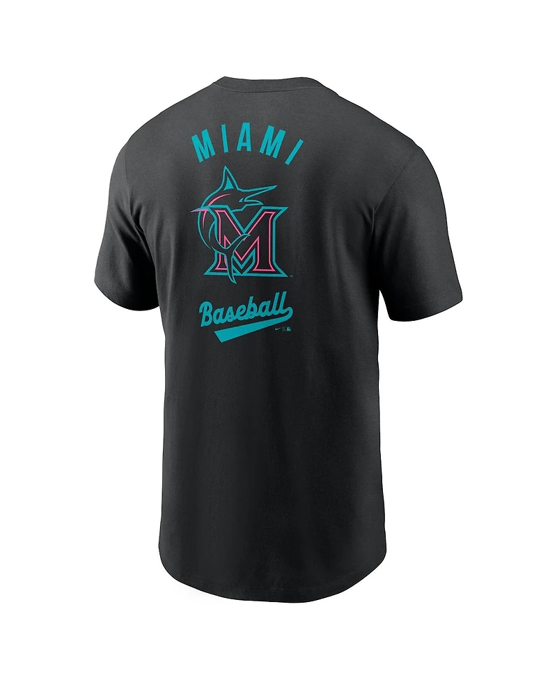 Nike Men's Black Miami Marlins 2025 City Connect T-Shirt