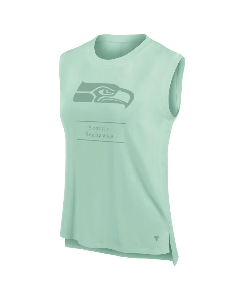 Fanatics Women's Mint Seattle Seahawks Studio Embrace Tank Top