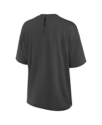 Fanatics Women's Charcoal Vegas Golden Knights Oversized Elements Raw Edge Future Ground T-Shirt