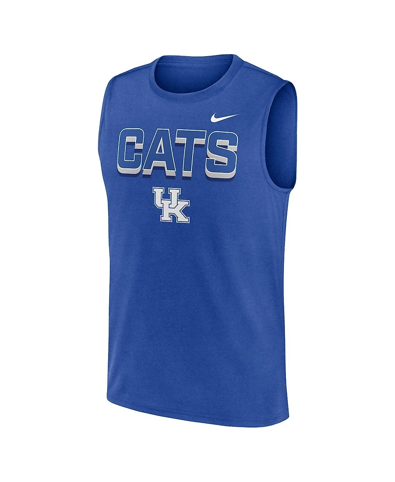 Nike Men's Royal Kentucky Wildcats Primetime Tricode Legend Performance Tank Top