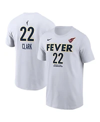 Nike Men's Caitlin Clark White Indiana Fever Heroine Edition Name Number T-Shirt