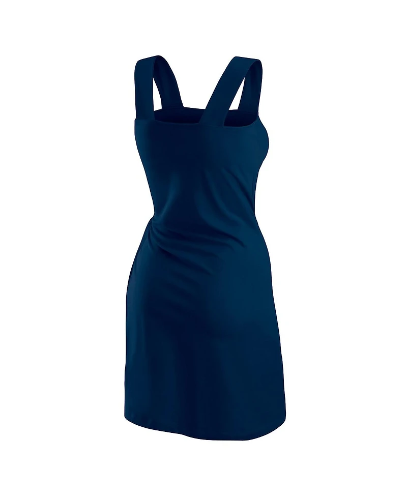 Wear by Erin Andrews Women's Navy Dallas Cowboys Wrap Dress