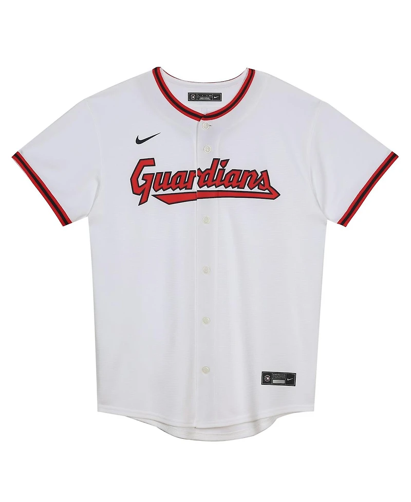 Nike Toddler White Cleveland Guardians Home Blank Replica Jersey