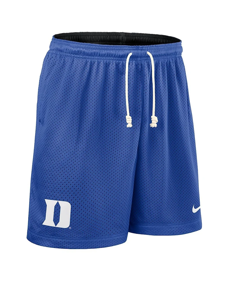 Nike Men's Royal/Black Duke Blue Devils 2025 Sideline Reversible Performance Shorts