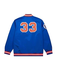 Mitchell & Ness Men's Patrick Ewing Royal New York Knicks Nba Legends Full-Snap Satin Jacket