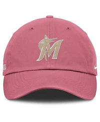 Nike Men's and Women's Pink Miami Marlins Club Adjustable Hat