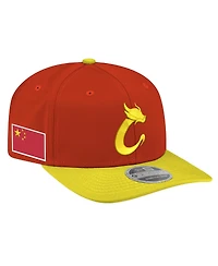 New Era Men's Red China Baseball 2026 World Baseball Classic 9SEVENTY Stretch-Snap Hat