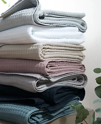 Uchino Waffle Twist 6-Pc. Bath Towel Set