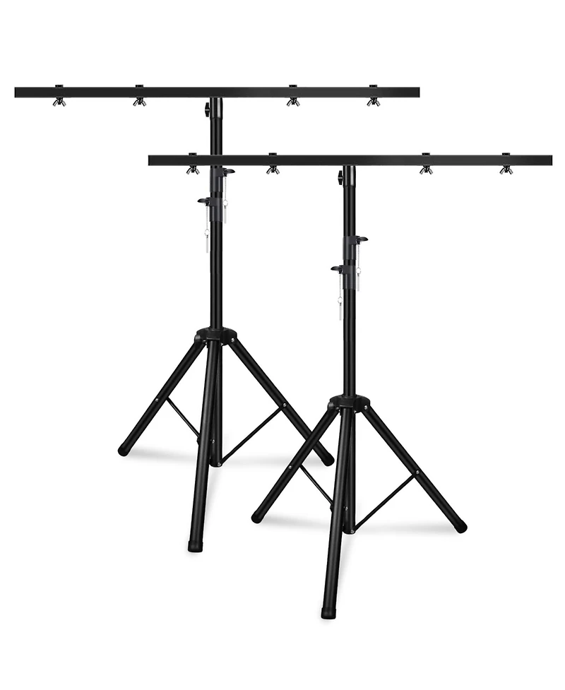 5 Core Dj Light Stand 2Pcs Adjustable Heavy Duty Stage Lights Stands w Light T Bar