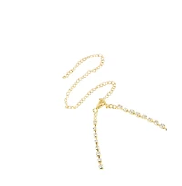 Sohi Silver-Plated Crystal Necklace