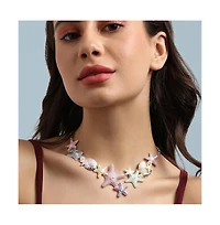 Sohi Metallic Starfish Necklace