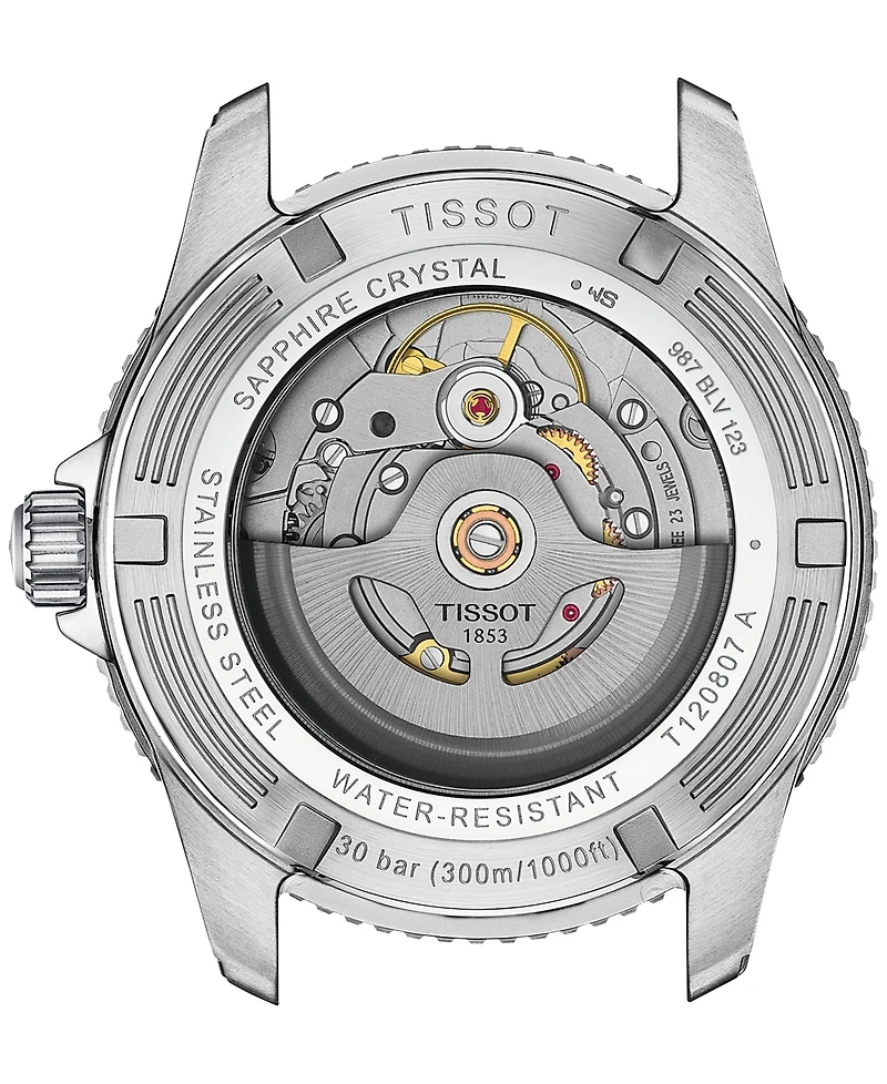 Tissot Men's Swiss Automatic Seastar 1000 Powermatic 80 Two-Tone Stainless Steel Bracelet Watch 40mm