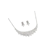 Sohi Silver-Plated Stone Jewellery Set