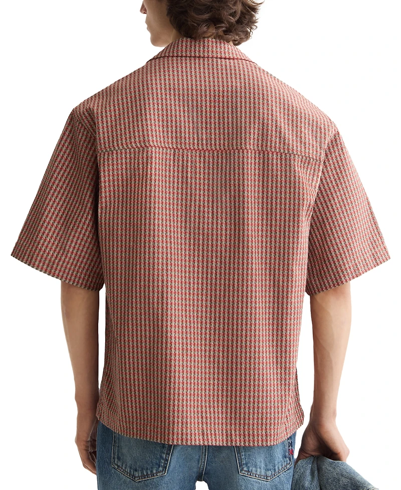 Scotch & Soda Men's Micro-Geo Pocket Shirt