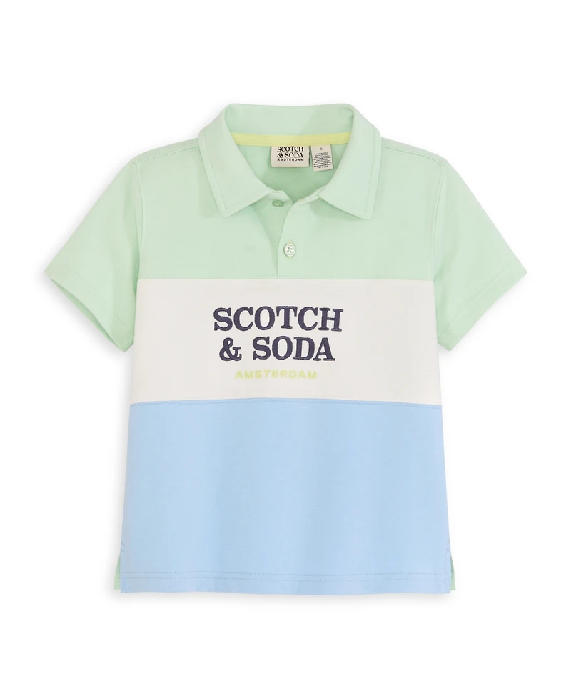Scotch & Soda Little Boys 2-Piece Baby French Terry T-Shirt and Shorts Set