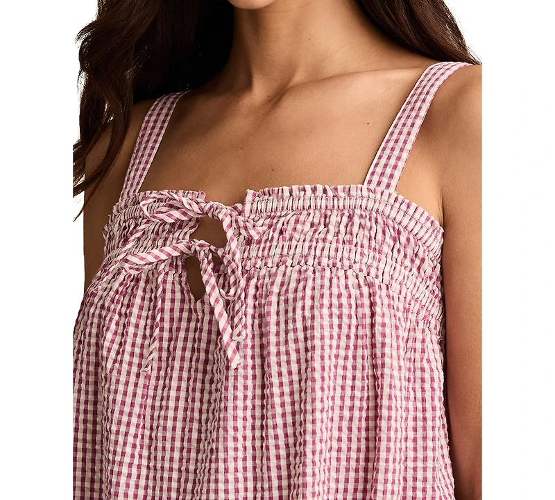 Lucky Brand Women's Easy Cotton Sleeveless Mini Day Dress
