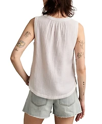 Lucky Brand Sleeveless Popover Shirt