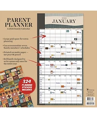 2026 Parent Planner Wall Calendar