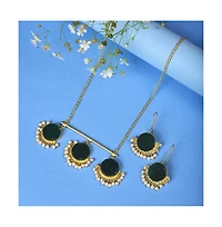 Sohi Abstract-Stone Jewellery Set