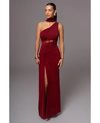 Jluxlabel Women's Naida Drape Maxi Dress