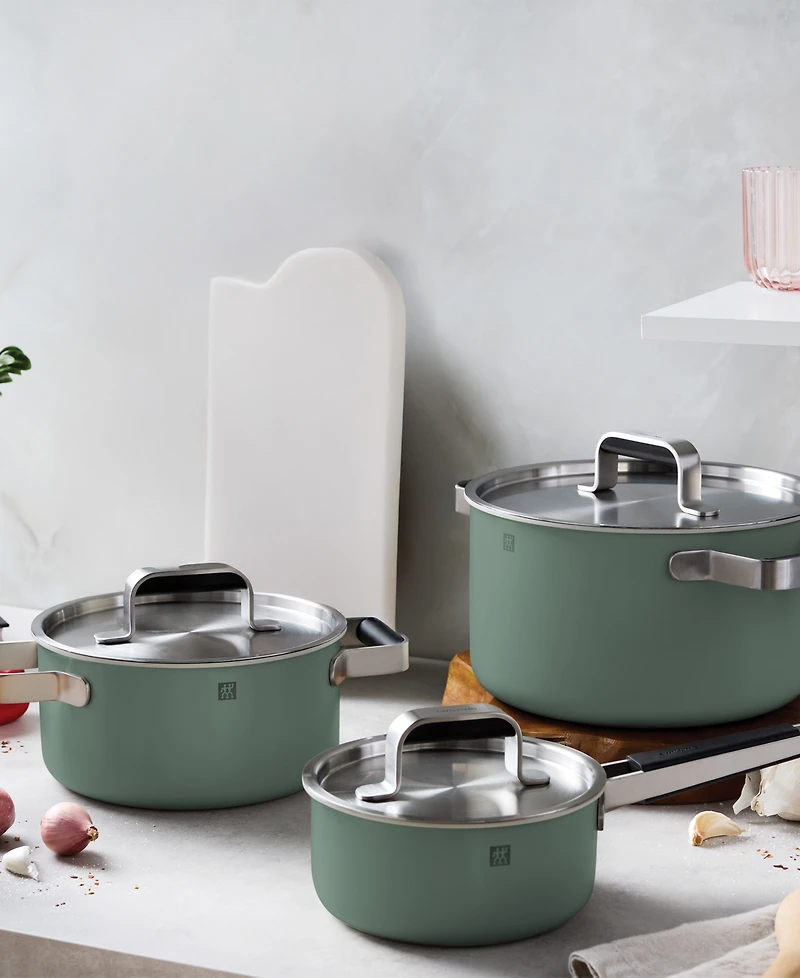 Zwilling Pure Stainless Steel 6-Piece Pot Set