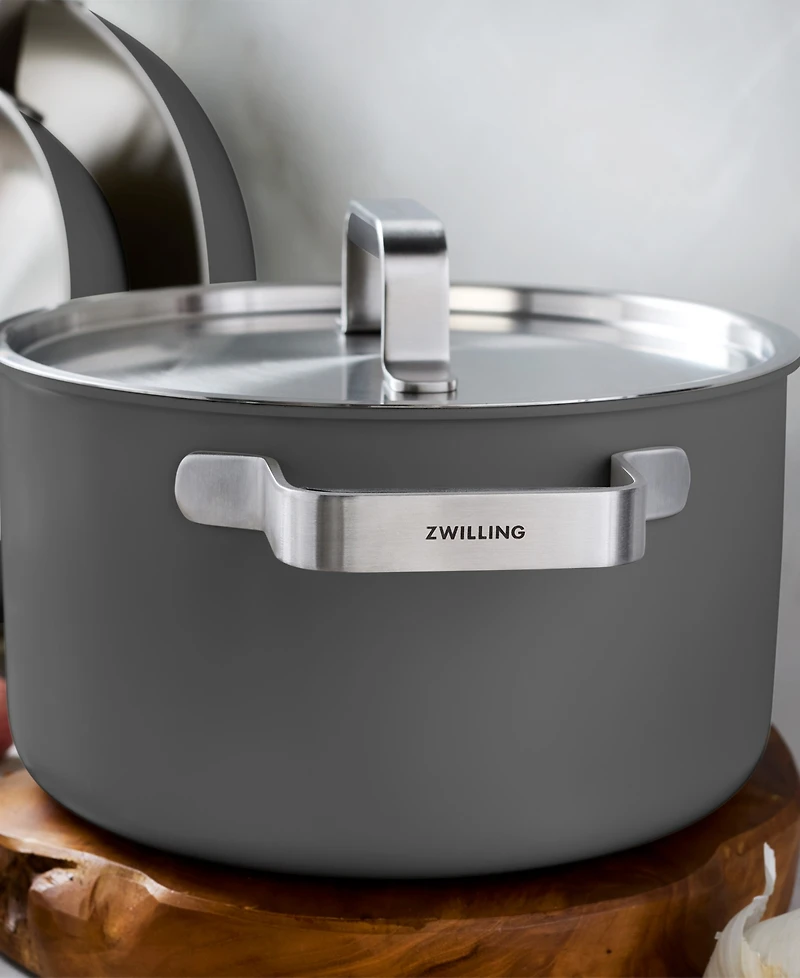 Zwilling Pure Stainless Steel 8-Piece Cookware Set