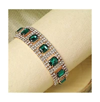 Sohi Gold-Plated Stones Bracelet