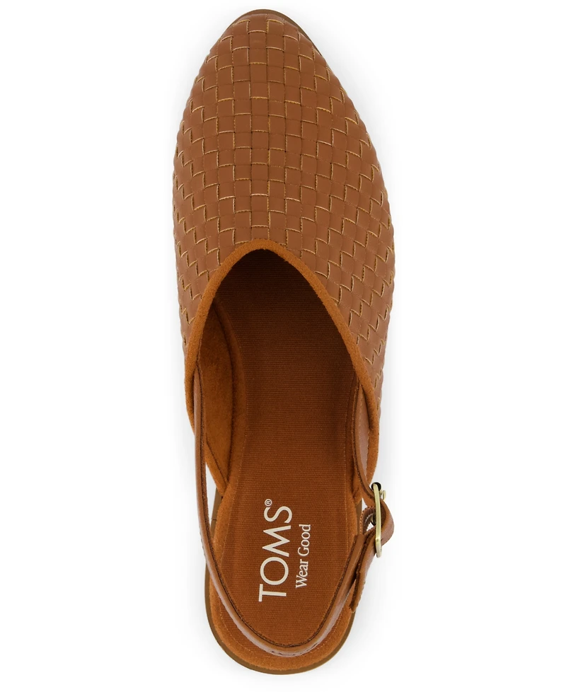 Toms Women's Jade Slingback Pointed Toe Mules