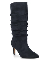 Journee Collection Women's Sonnet Pointed Toe Slouchy Dress Boots