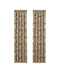 J Queen New York Gold Coast Window Panel Pair