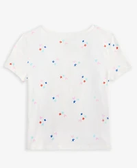 Epic Threads Little & Big Girls Doodle-Print Bow Top, Exclusively at Macy's