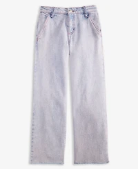 Epic Threads Little & Big Girls Indigo Wide-Leg Crop Jeans, Exclusively at Macy's