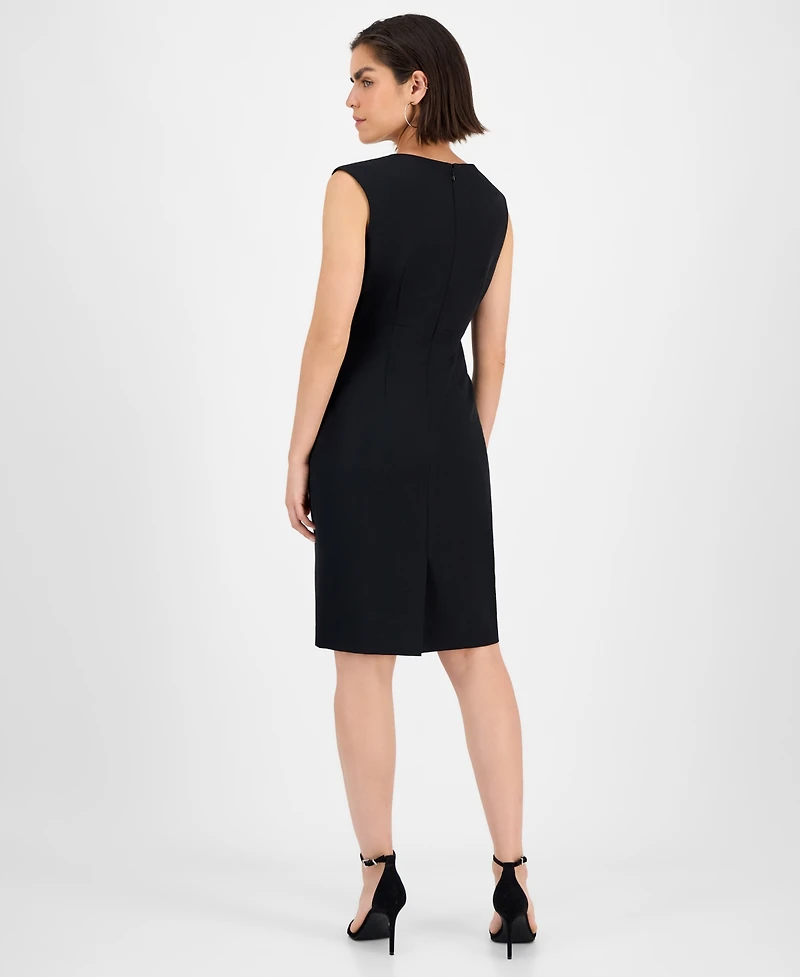 Kasper Women's Sleeveless Sheath Dress, Regular & Petite