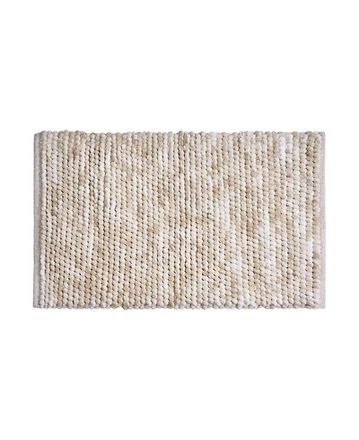 French Connection Space Dye Chunky Chenille Bath Rug, 17" x 24"