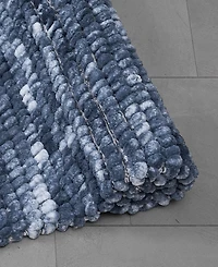 French Connection Space Dye Chunky Chenille Bath Rug