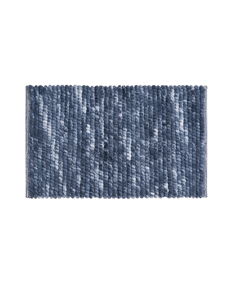 French Connection Space Dye Chunky Chenille Bath Rug