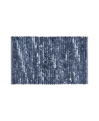 French Connection Space Dye Chunky Chenille Bath Rug