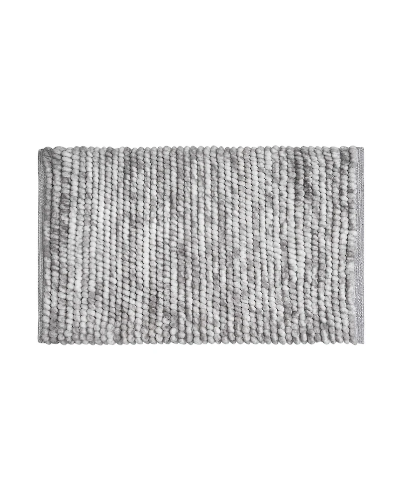 French Connection Space Dye Chunky Chenille Bath Rug, 17" x 24"