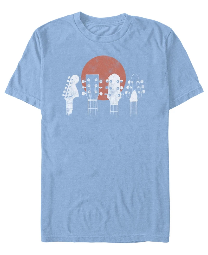 Fifth Sun Men's Guitar Heads Short Sleeve T-Shirt