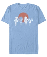 Fifth Sun Men's Guitar Heads Short Sleeve T-Shirt