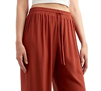 Bcx Juniors' Drawstring-Waist Wide-Leg Pants
